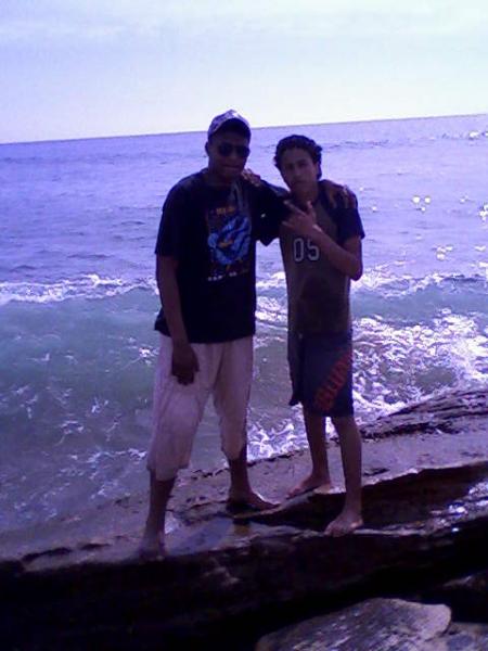 moi et le plus petit garcon